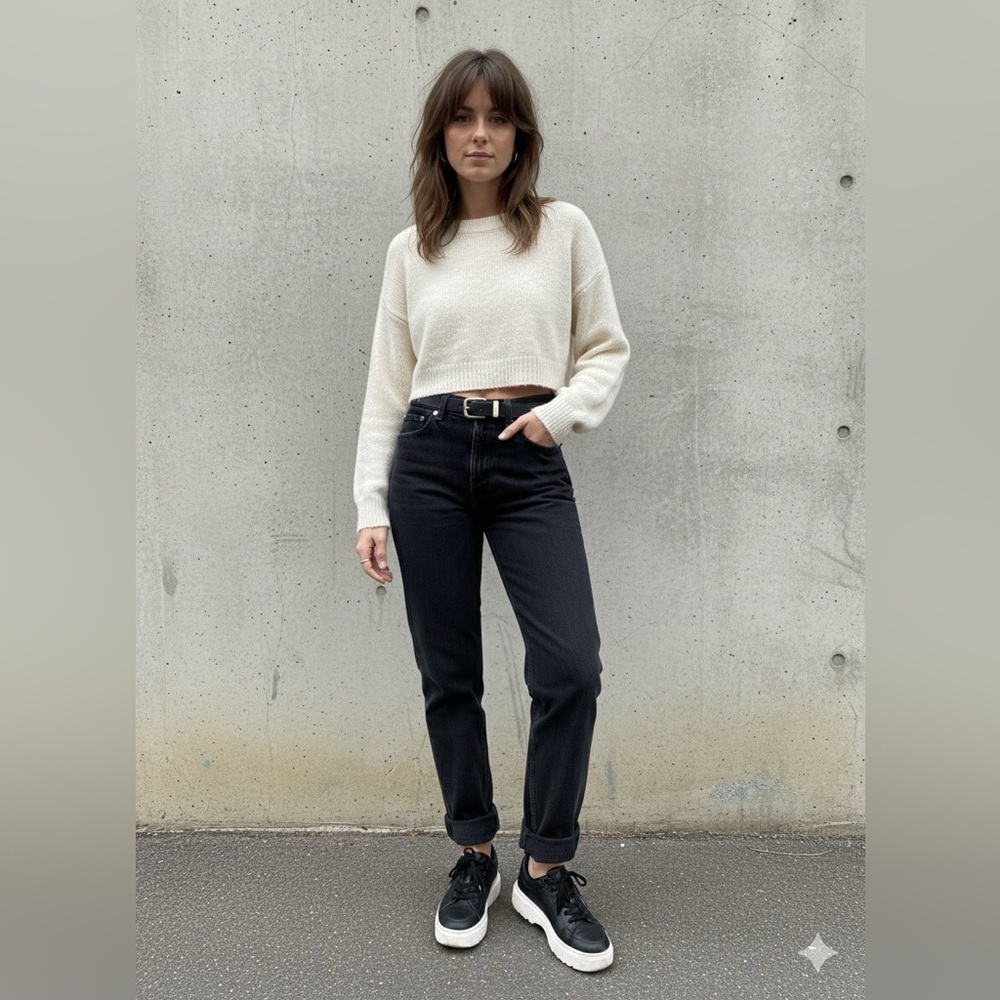 Vintage Levi’s 550 Black Relaxed Fit Tapered mom Jeans Women’s 10 Regular - Picture 2 of 13